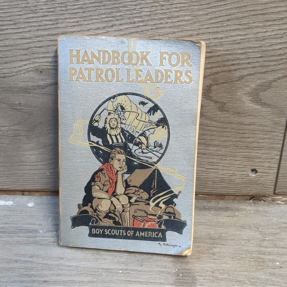 Vintage Boy Scout Handbook For Patrol Leaders Manuel 1945 William Hillcourt